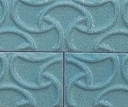 Retro dekor Equipe Cosmos Indalo Turquoise 7,5x30 - tyrkysová (skladem)