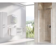 Sprchové dveře Chrome CSD1 - CSD1 90, bílá matná+transparent