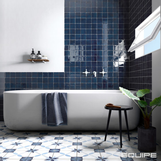 Realizace Obklady Equipe Manacor Ocean Blue 10x10cm