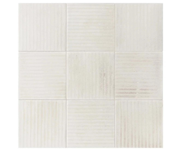 Dekor jako kámen Equipe Raku White Line Decor 10x10 - bílá
