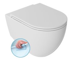 Isvea Infinity Závěsná Wc Mísa, Rimless, 36,5x53cm, Bílá