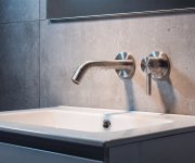 Sapho Minimal Podomítková Umyvadlová Baterie, Nerez Mat