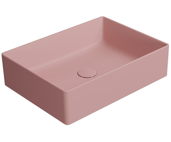 Gsi Kube X Keramické Umyvadlo Na Desku, 50x37cm, Blush Mat