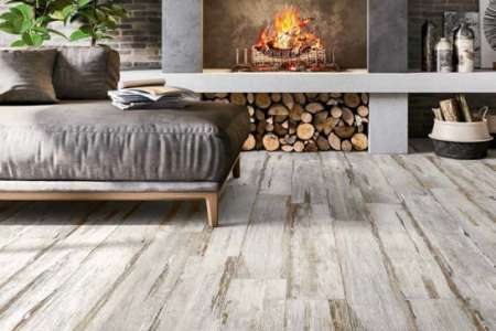 Rustikální DLAŽBA ve vzhledu dřeva Elios Stage Neutral 20x120 rektifikovaná