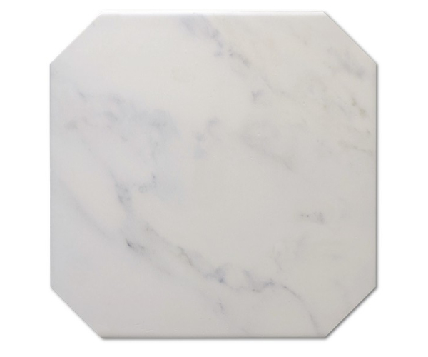 Dlažba jako mramor Equipe Octagon Marmol Blanco 20x20 - bílá