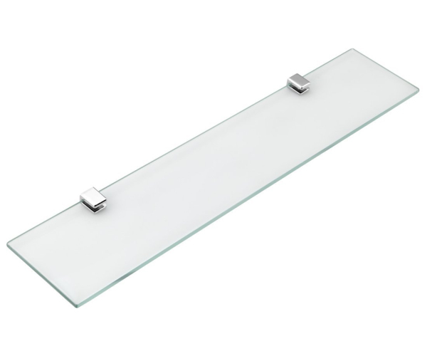 Aqualine Samba Skleněná Polička 500mm, Chrom