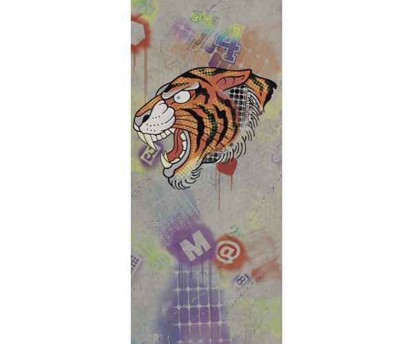 Vzorovaná dlažba Flaviker Hyper Dec. Tiger Silver 120x270