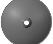 Sapho Verto Umyvadlo Zápustné, Litý Mramor, Průměr 40,5cm, šedá Mat