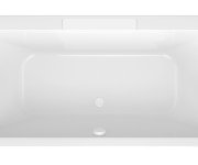 Polysan Cascata R Monolith Obdélníková Vana 180x80x60cm, Kaskáda Bílá