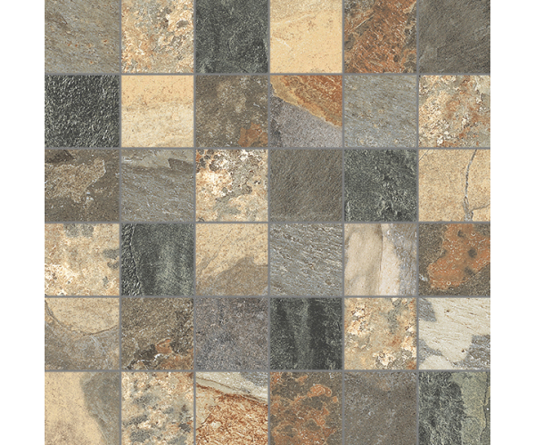 Mozaika jako kámen EdimaxAstor Slaty Mosaico (5x5) Multicolor 30x30