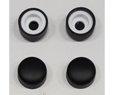 Gelco Cure Black Set (4 Ks) Krytek šroubů, černá Mat