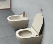 Gsi Pura Bidet Závěsný, 36x55cm, Creta Mat