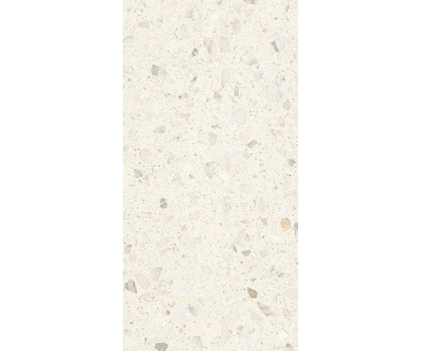 Dlažba jako terrazzo Sant Agostino Glow Ivory 60x120 Silk Rett. - béžová (skladem)