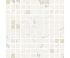 Fioranese Marmorea Bianco Calacatta effect MOSAICO 30x30 (2,5x2,5) Luc. Rett.