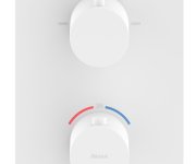 Termostatická podomítková baterie Espirit ES 063.00, s přepínačem, pro R-box - ES 063.10WV.O2.RB07C Termostatická podomítková baterie 2-cestná bez tělesa, White Velvet X070249