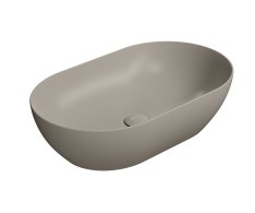 Gsi Pura Keramické Umyvadlo Na Desku 60x37cm, Tortora Mat