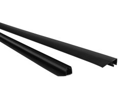 Polysan Easy Black Set Svislých Těsnění Pro Sklo 6/6mm, 2000mm (2ks)