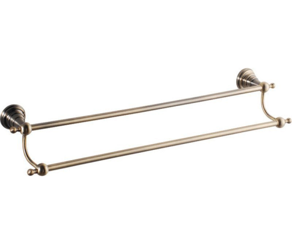 Sapho Diamond Dvojitý Držák Ručníků 600mm, Bronz