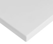 Sapho Plato Deska Rockstone 800x24x360mm, Bílá Mat