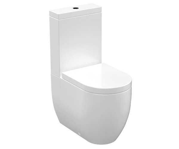 Kerasan Flo Wc Kombi, Spodní/zadní Odpad, Bílá
