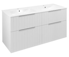 Sapho Cirasa Strip Umyvadlová Skříňka 118,4x64x46cm, Bílá Mat