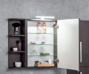 Sapho Riwa Galerka S Led Osvětlením, 60x70x17cm, Bílá Lesk