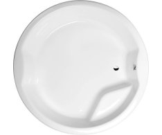 Polysan Royal Round Kulatá Vana S Konstrukcí 172x172x49cm, Bílá