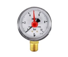Klum Tlakoměr 50 Mm, 0 - 10bar, Spodní Vývod 1/4"