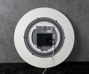 Sapho Lumiro Strip Kulaté Zrcadlo S Led Osvětlením V Rámu ø 90cm, Verde