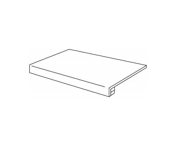 Schodovka jako kámen Pastorelli Biophilic BI Greige Gradone Assemblato 3x33x60 - bílá