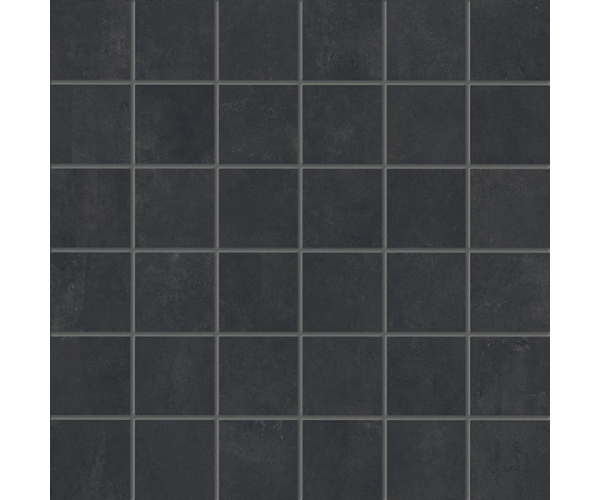 Mozaika jako beton Impronta Concrete Black Mosaico 30x30 Matt. - antracitová