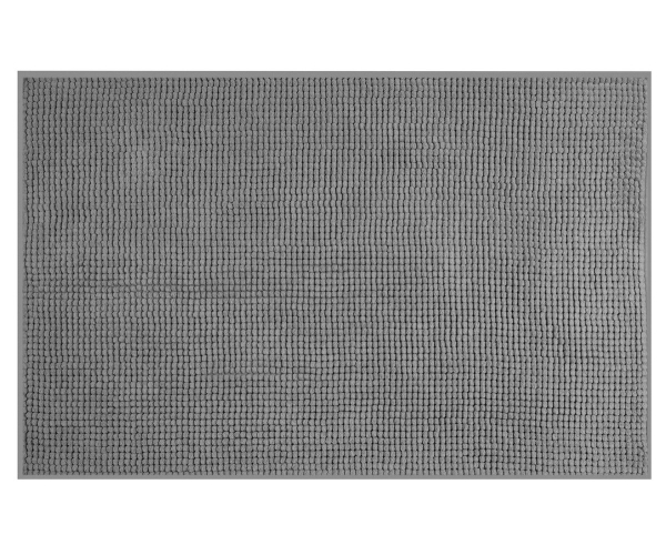 Aqualine Chenill Koupelnová Předložka 50x80cm, 100% Polyester, šedá