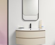 Gsi Pura Keramické Umyvadlo Slim Oblé 102x52cm, Broušená Spodní Hrana, Bílá Extraglaze