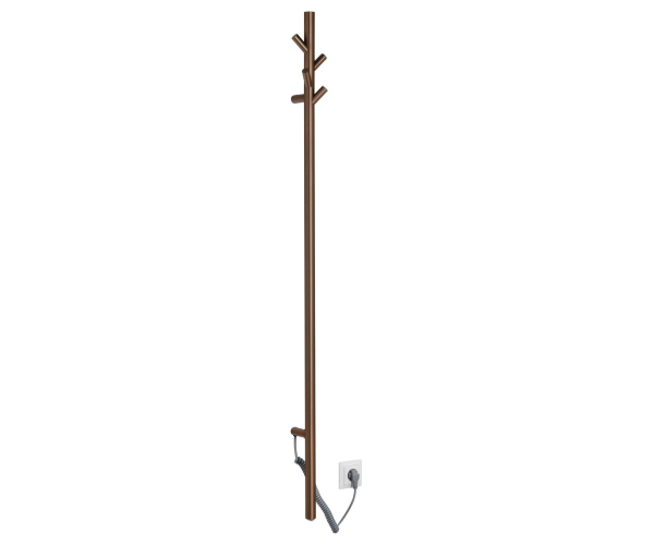 Sapho Pasador Elektrický Sušák Ručníků, Kulatý, 150x1500mm, 30 W, Měď Mat