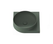 Umyvadlo Yard 45 C bez otvoru - Umyvadlo Yard 45 C, bez otvoru pro baterii, bez přepadu, Grey Green XJX08045000