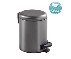Gedy Potty Odpadkový Koš 5l, Soft Close, Gun Metal