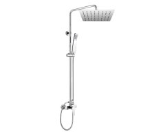 Mereo Dita Sprchová Baterie S Talířovou Hranatou Slim Sprchou 300x300 Mm, Nerez