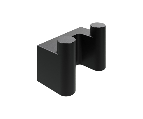 Dvojháček na ručníky Chrome II CR II 100 - CR II 100.20BLM Dvojháček, černá matná