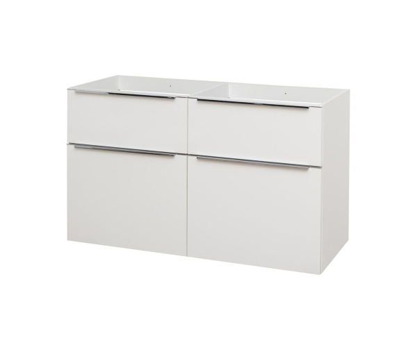 Mereo Mailo, Koupelnová Skříňka 120 Cm, Bílá, Elox Al Madlo