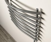 Aqualine Such Elektrický Sušák Ručníků, 570x465mm, 72w, šedý Hliník-metalíza (ral9007)