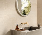 Dlažba jako kámen Sant Agostino Unionstone 2 Olimpia Avorio Rigato Rett. 60x120 - béžová