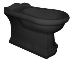 Kerasan Retro Bidet Stojící 39x61cm, černá Mat