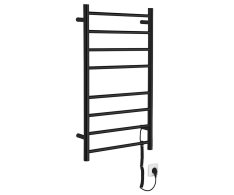 Sapho Redondo Elektrický Sušák Ručníků, Kulatý, 500x900 Mm, 75 W, černá Mat