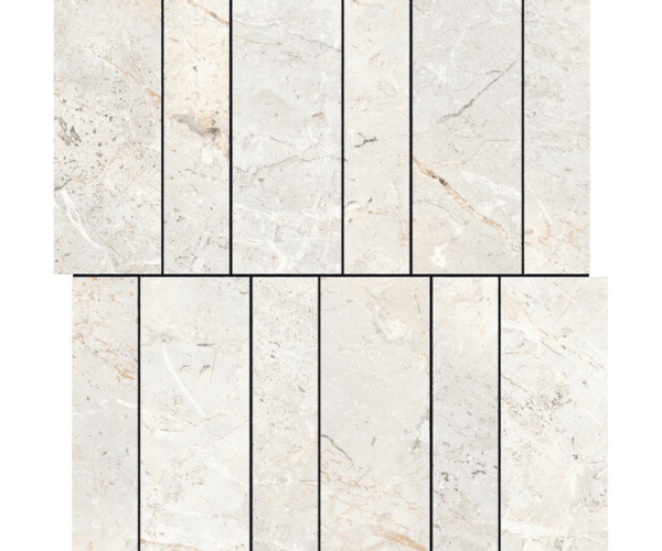 Dlažba jako mramor APE Augustus Malla Pearl Natural 30X31 - bílá