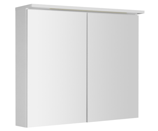 Aqualine Kawa Strip Galerka S Led Osvětlením 80x70x22cm, Bílá