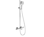 Sprchový sloup vanový Termo 300 - TE 092.01CR Sprchový sloup vanový s termostatickou baterií, posuvný, se sprchovým setem, chrom X070163