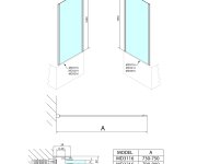 Polysan Deep Boční Stěna 800x1650mm, čiré Sklo