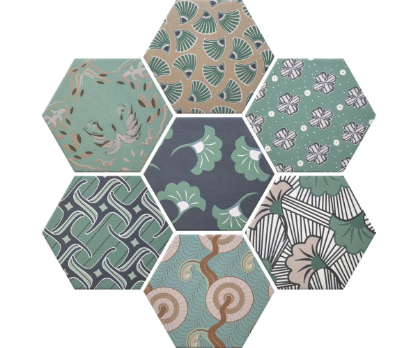 Retro dlažba Cevica Good Vibes MIX Deco 14x16