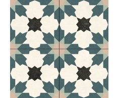 Navarti Precut Flor Blue 45x45 Matt.