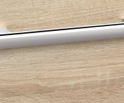 Aqualine Vega Skříňka Vysoká S Košem, 40x184x31cm, Dub Platin